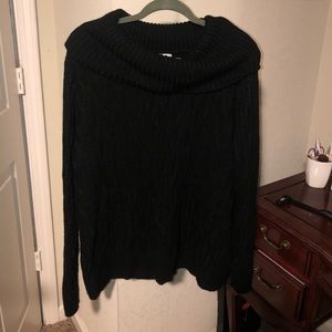 Gray turtle neck sweater